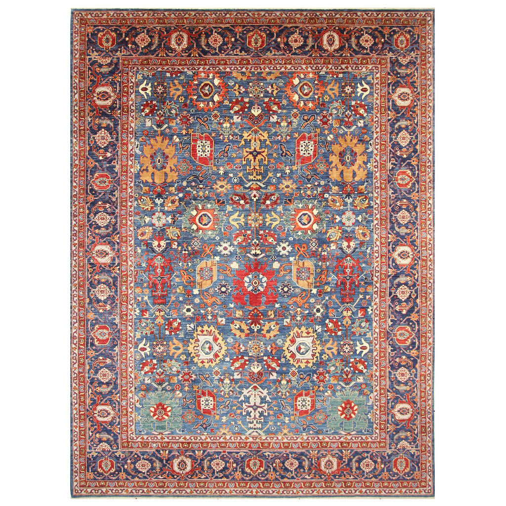 ARYANA ARYAN LIGHT BLUE / NAVY 8'10" X 12'1"
