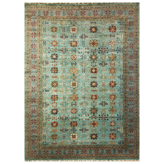 ARYANA ARYAN LIGHT GREEN / LIGHT GREEN 8'10" X 12'3"