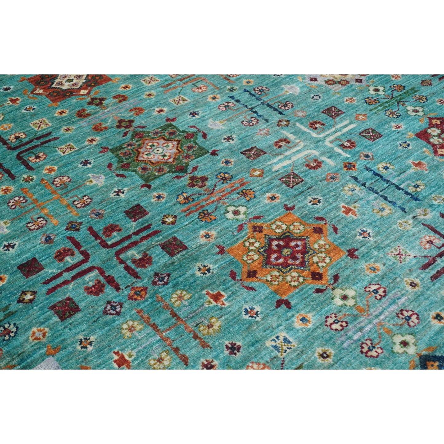 ARYANA ARYAN LIGHT GREEN / LIGHT GREEN 8'10" X 12'3"