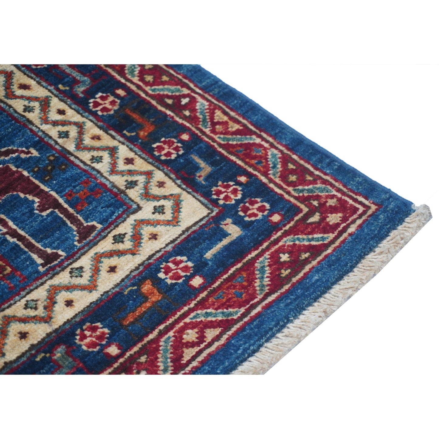 ARYANA ANIMA LIGHT BLUE / NAVY 5' X 7'4"