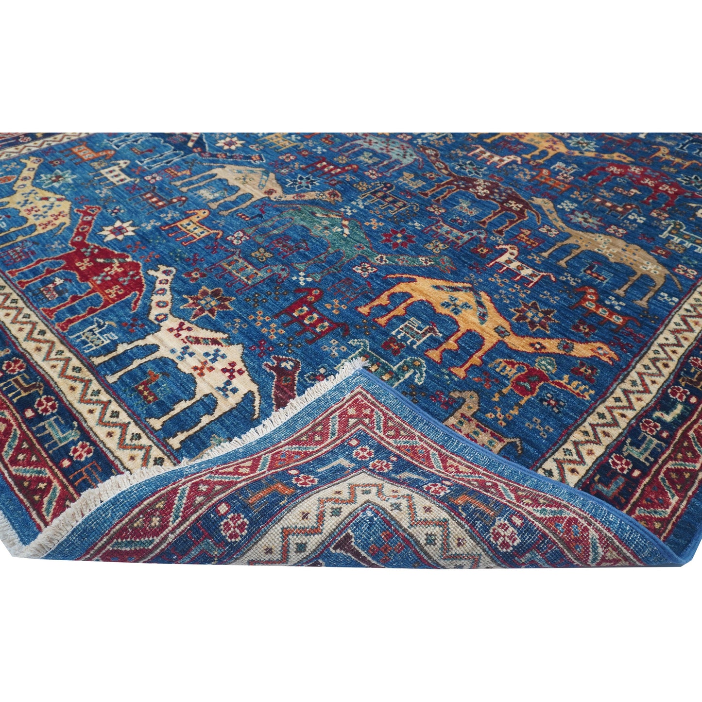 ARYANA ANIMA LIGHT BLUE / NAVY 5' X 7'4"