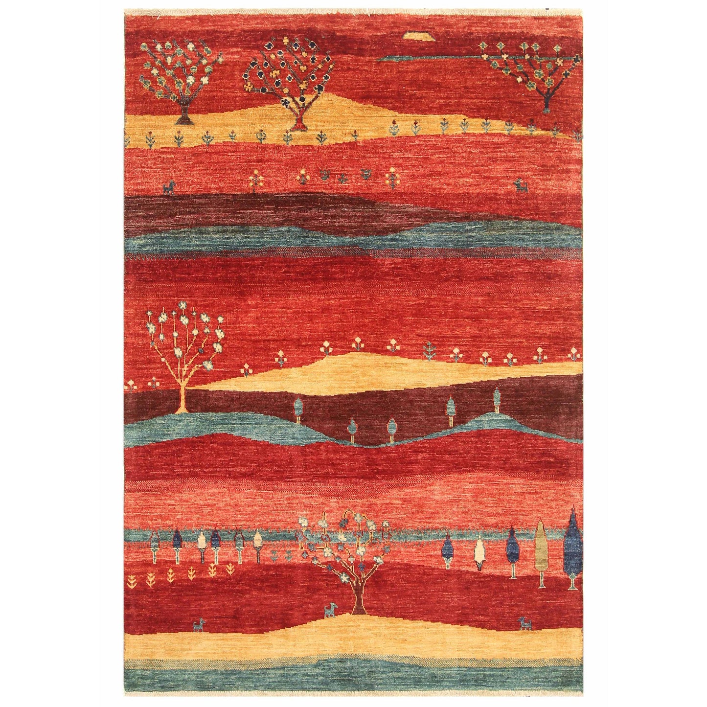 ARYANA GABEH RED / MULTI 3'10" X 5'8"