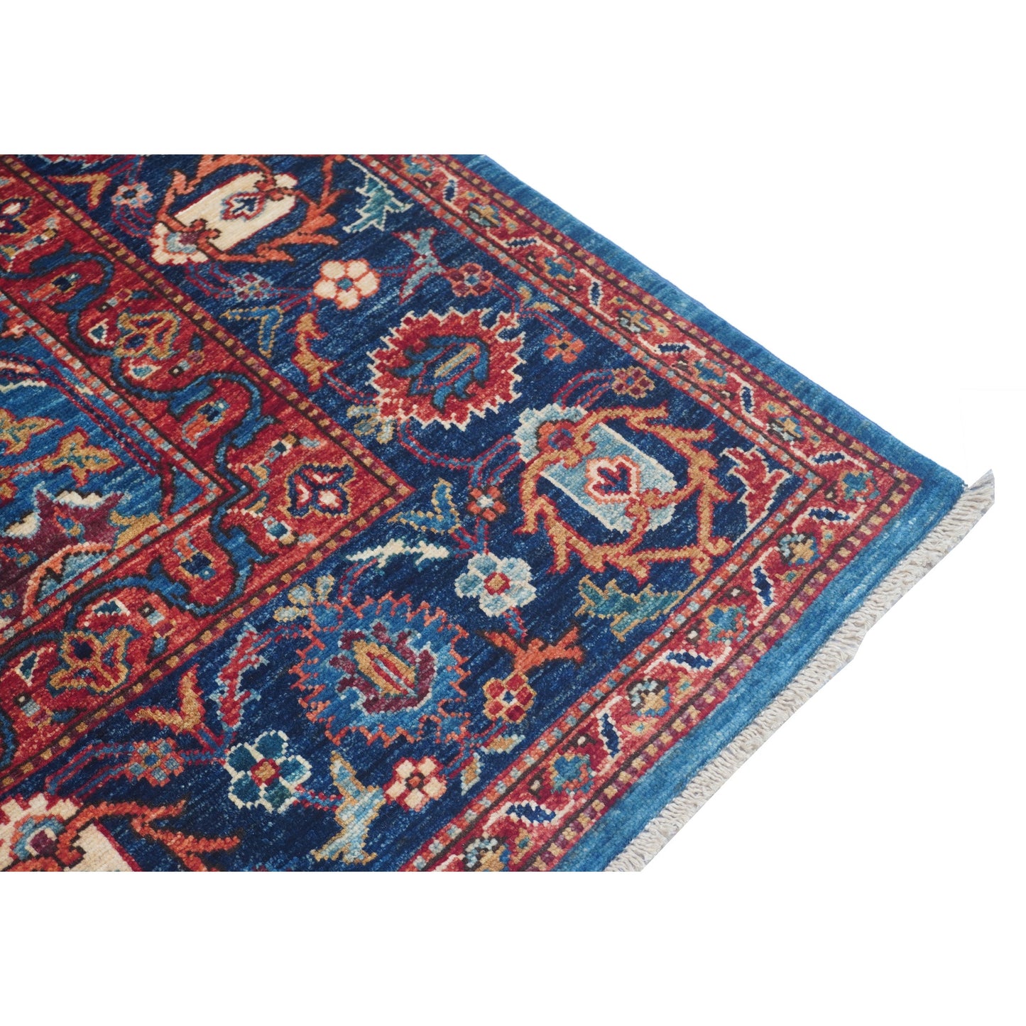 ARYANA ARYAN LIGHT BLUE / NAVY 5'10" X 8'3"