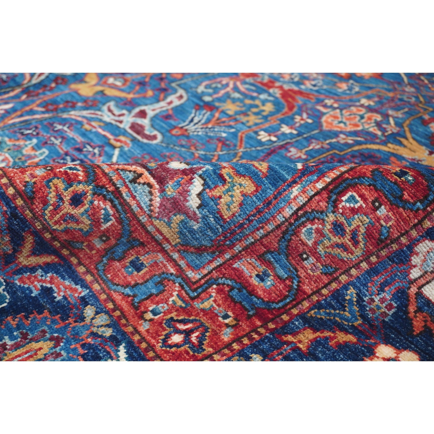 ARYANA ARYAN LIGHT BLUE / NAVY 5'10" X 8'3"