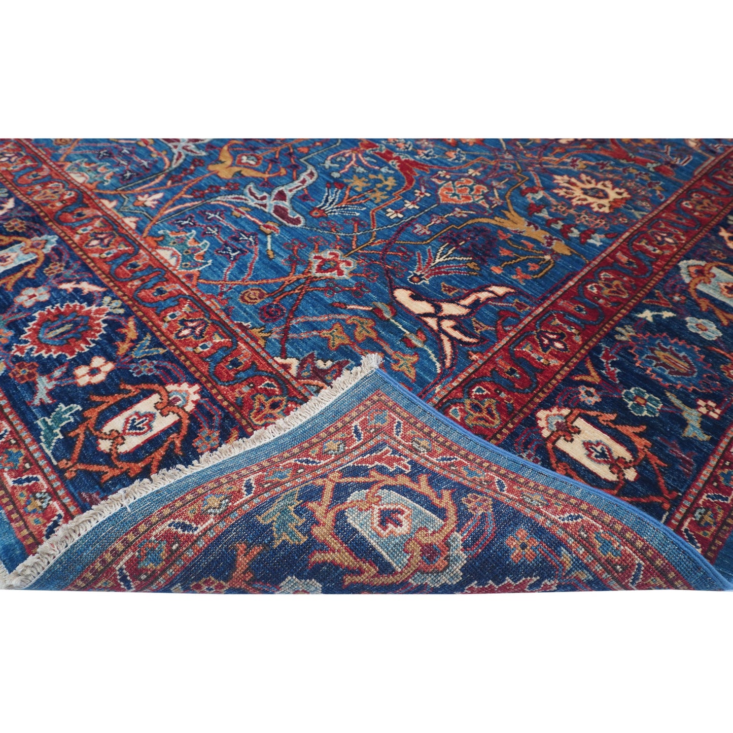ARYANA ARYAN LIGHT BLUE / NAVY 5'10" X 8'3"