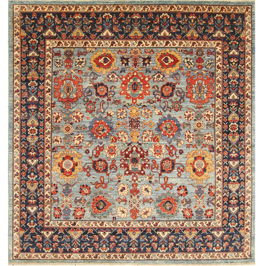 ARYANA ARYAN LIGHT BLUE / NAVY 7'10" X 8'2"