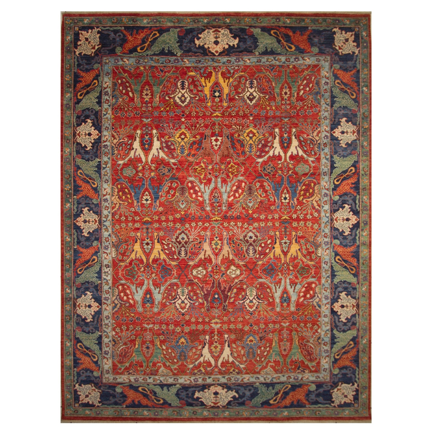 ARYANA BIJAR RED / NAVY 9'2" X 12'2"