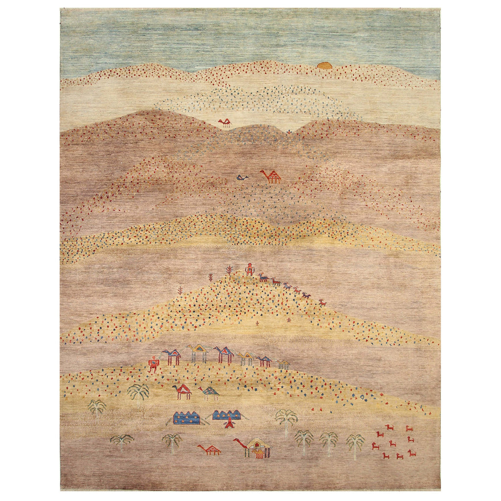 ARYANA GABEH BEIGE / MULTI 9' X 11'9"