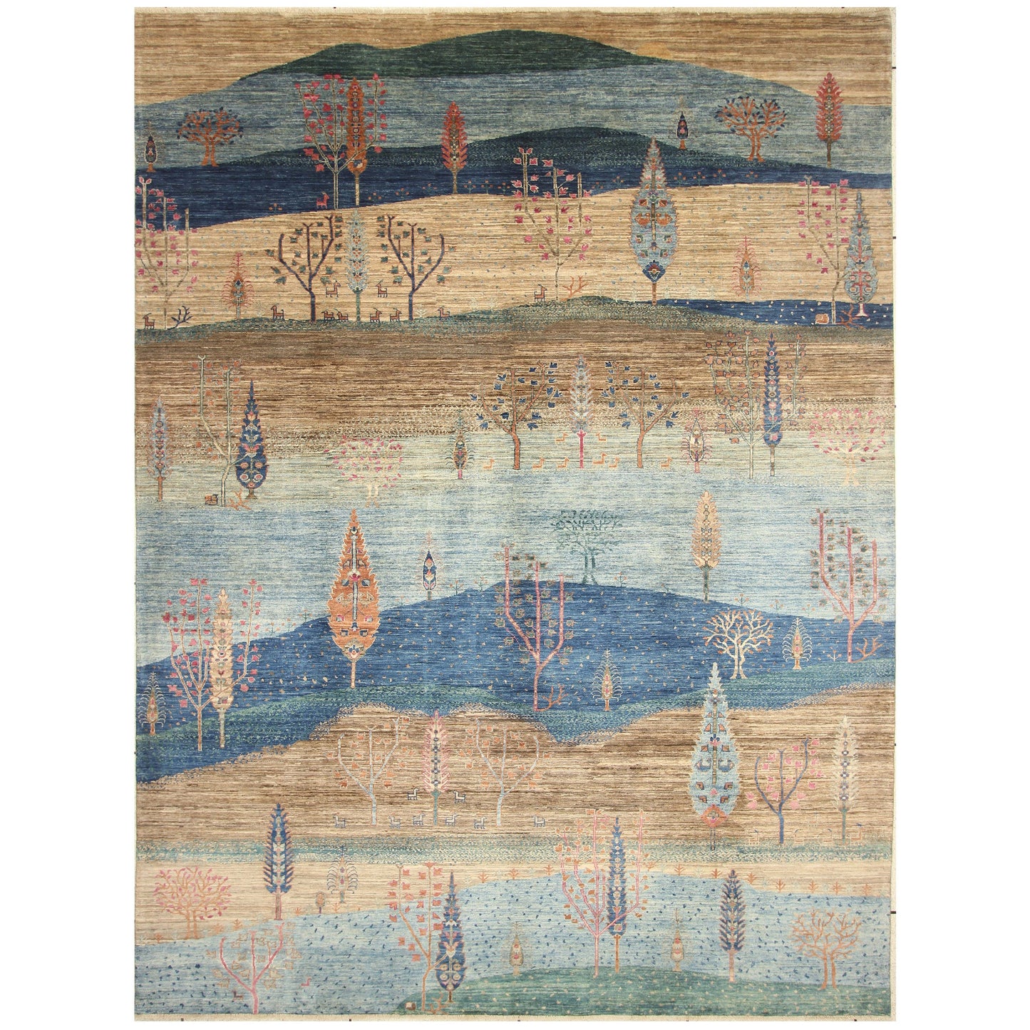 ARYANA GABEH BEIGE / MULTI 9' X 11'10"