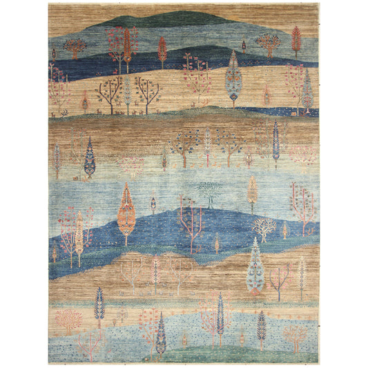 ARYANA GABEH BEIGE / MULTI 9' X 11'10"