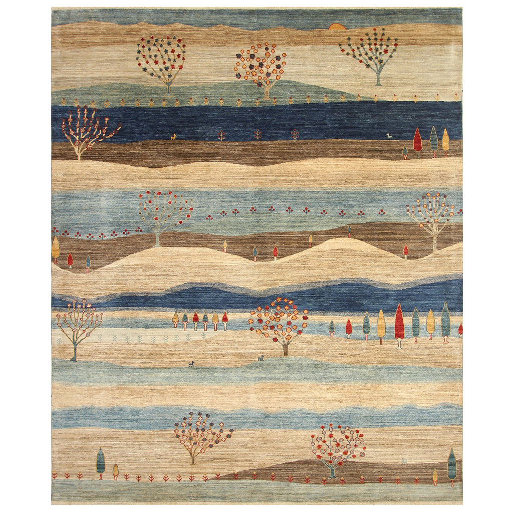 ARYANA GABEH BEIGE / MULTI 8' X 9'8"