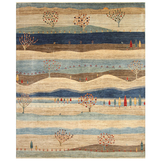 ARYANA GABEH BEIGE / MULTI 8' X 9'8"