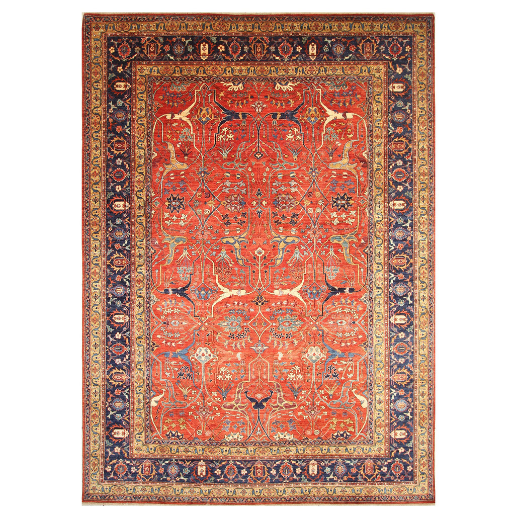 ARYANA ARYAN RED / NAVY 9'9" X 13'6"