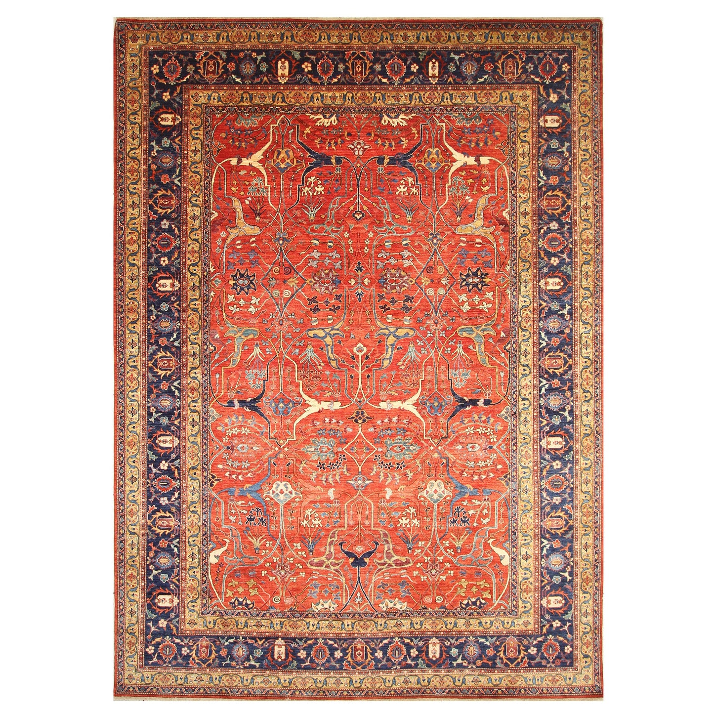 ARYANA ARYAN RED / NAVY 9'9" X 13'6"
