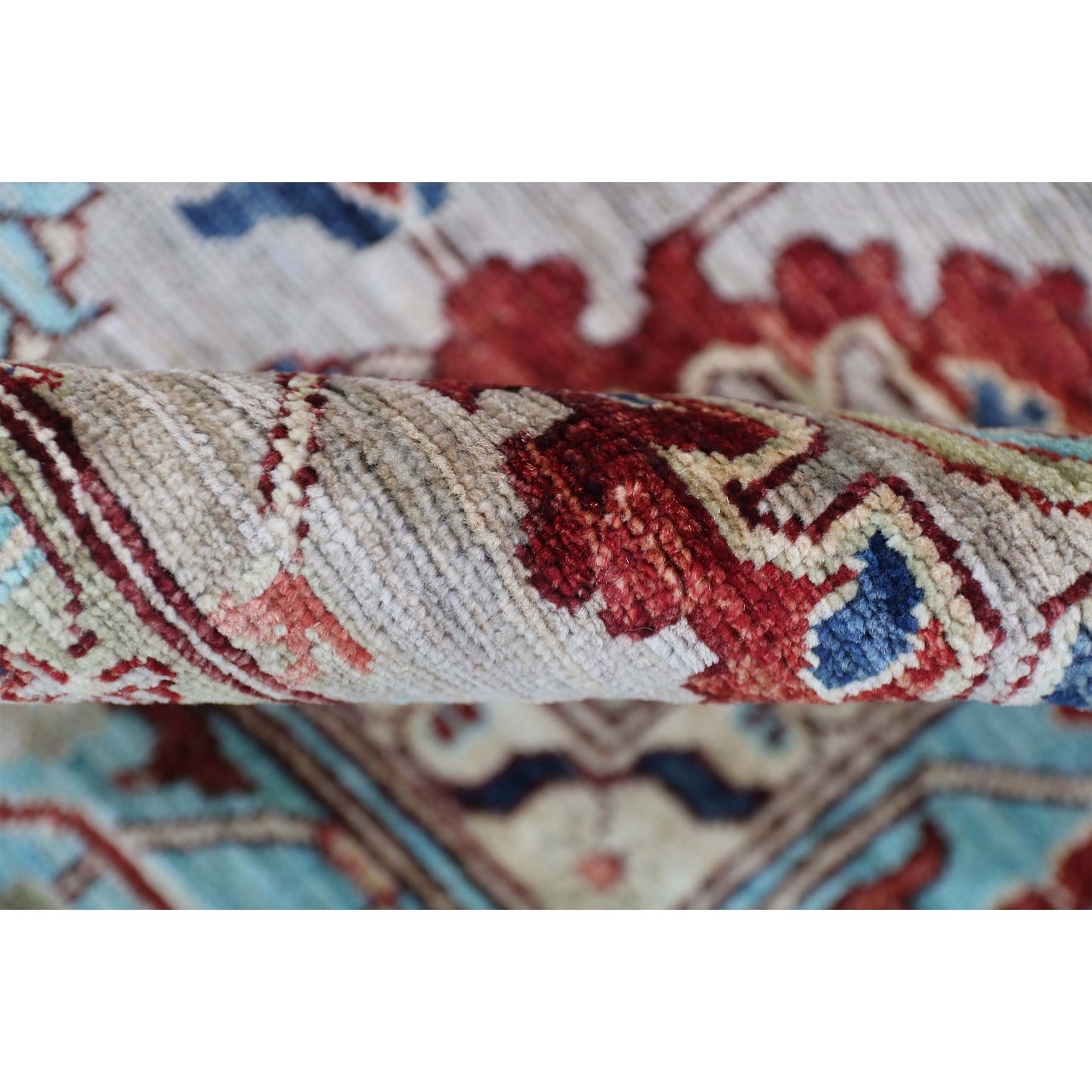 ARYANA ARYAN BROWN / LIGHT BLUE 11'11" X 17'7"