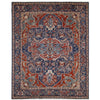 ARYANA HERIZ RED / NAVY 7'10" X 9'10"