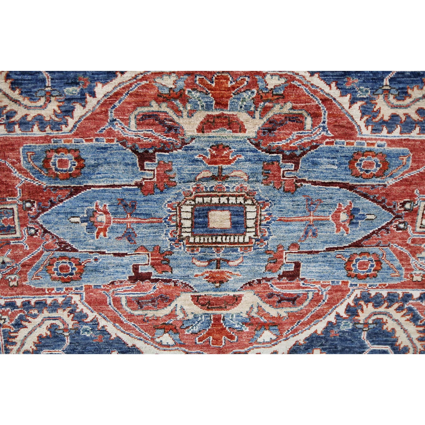 ARYANA HERIZ RED / NAVY 7'10" X 9'10"