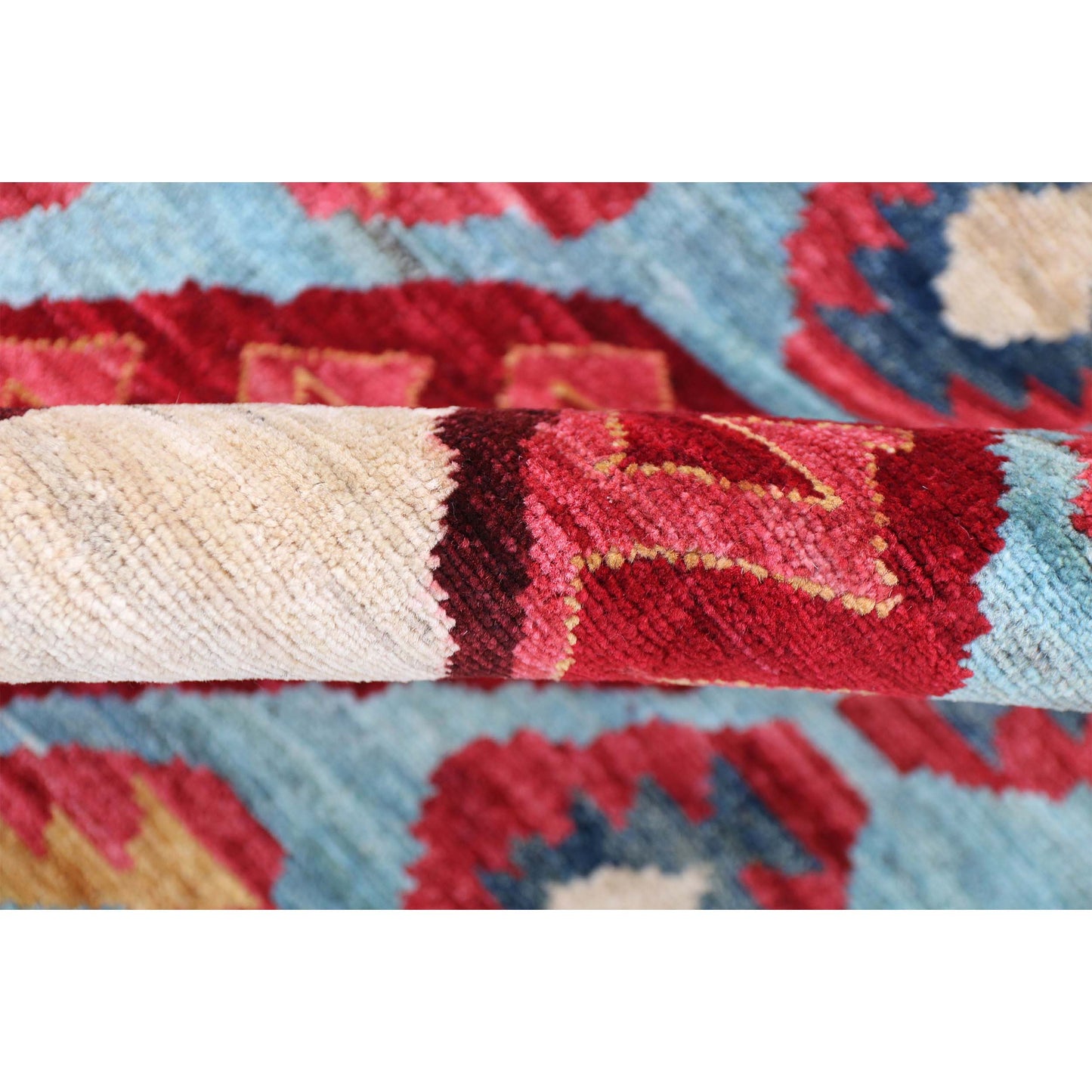 ARYANA KILIM IVORY / RED 9'10" X 13'10"