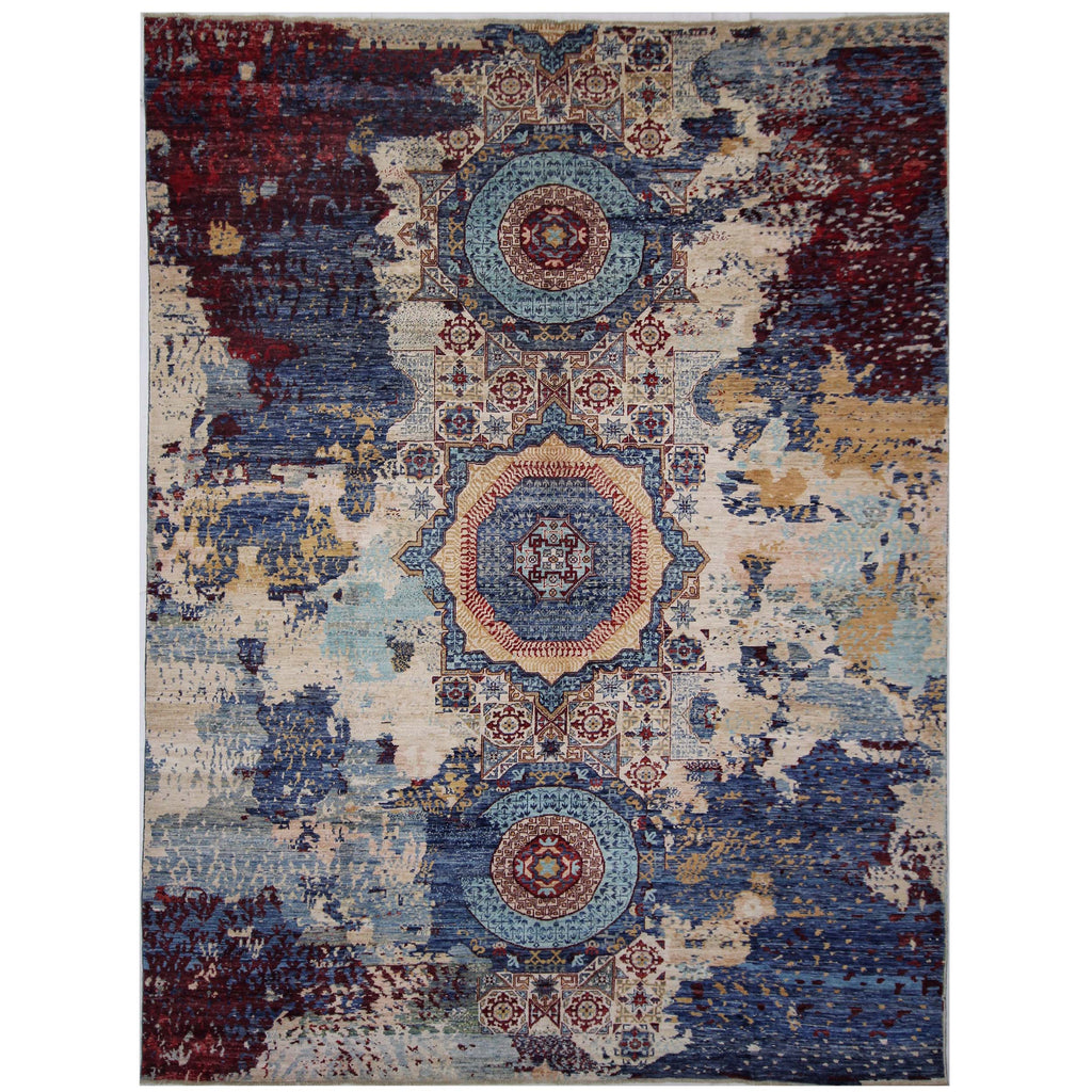ARYANA MAMAB NAVY / RED 8'10" X 11'7"