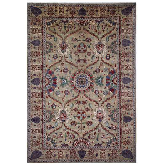 ARYANA ARYAN LIGHT GREEN / LIGHT GREEN 11'6" X 17'