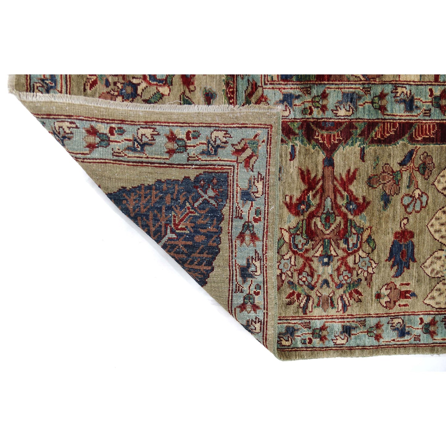 ARYANA ARYAN LIGHT GREEN / LIGHT GREEN 11'6" X 17'
