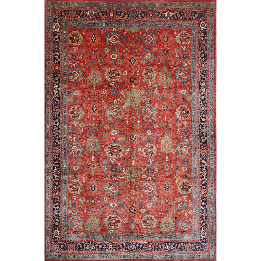 ARYANA ARYAN RUST / NAVY 10'4" X 14'5"