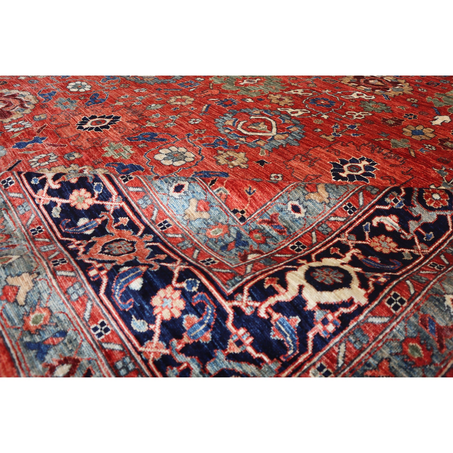 ARYANA ARYAN RUST / NAVY 10'4" X 14'5"