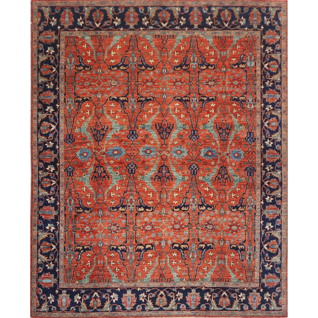 ARYANA ARYAN RUST / NAVY 8'4" X 9'8"