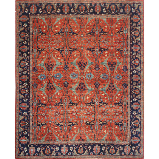 ARYANA ARYAN RUST / NAVY 8'4" X 9'8"