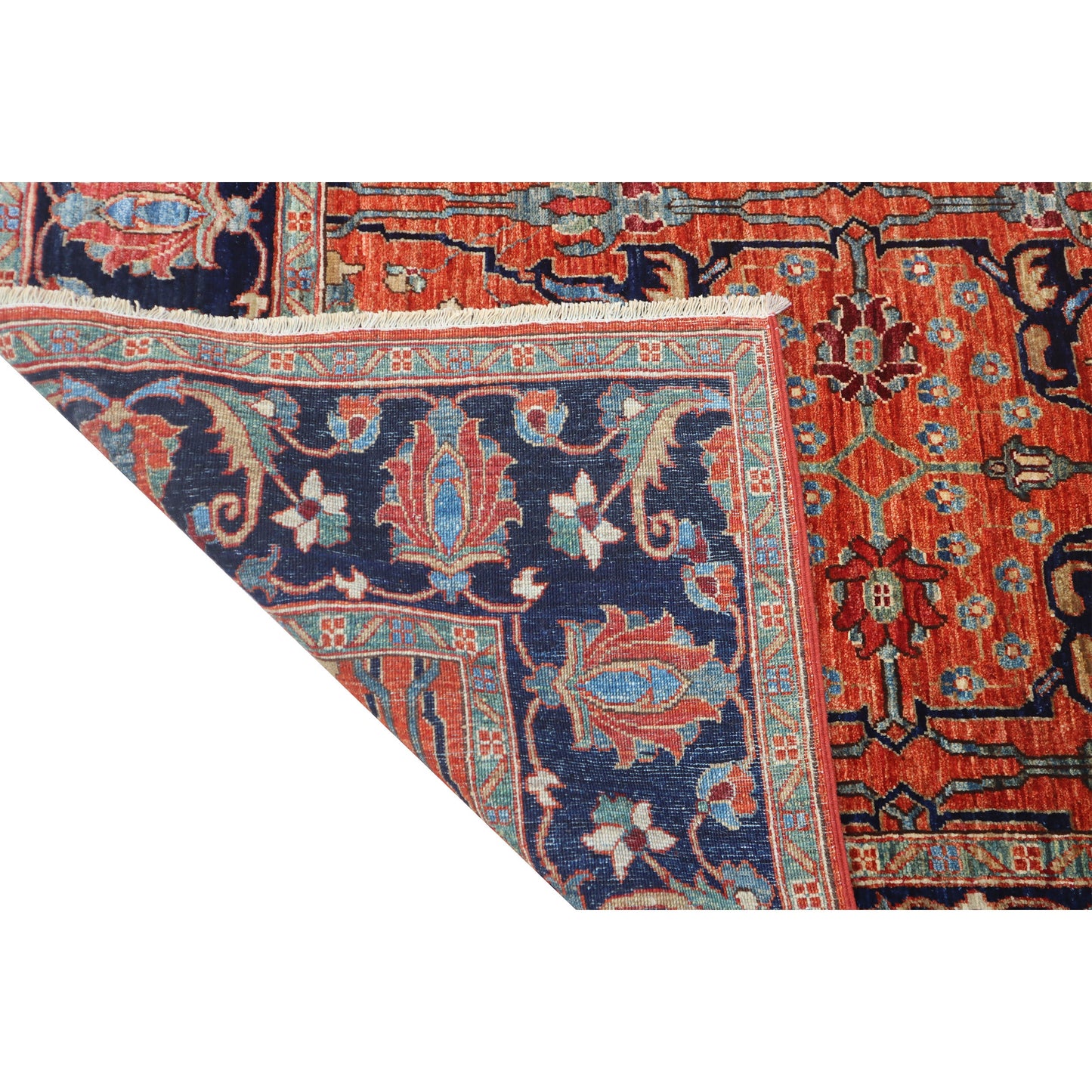 ARYANA ARYAN RUST / NAVY 8'4" X 9'8"