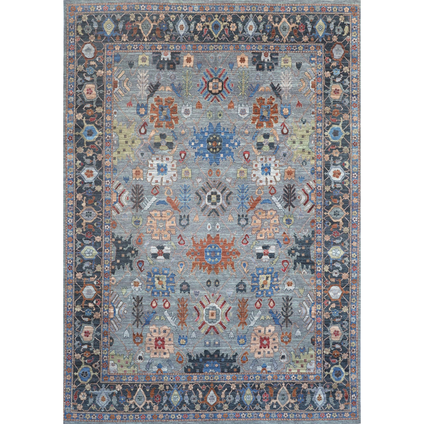 ARYANA ARYAN GREY / BLACK 9' X 12'1"