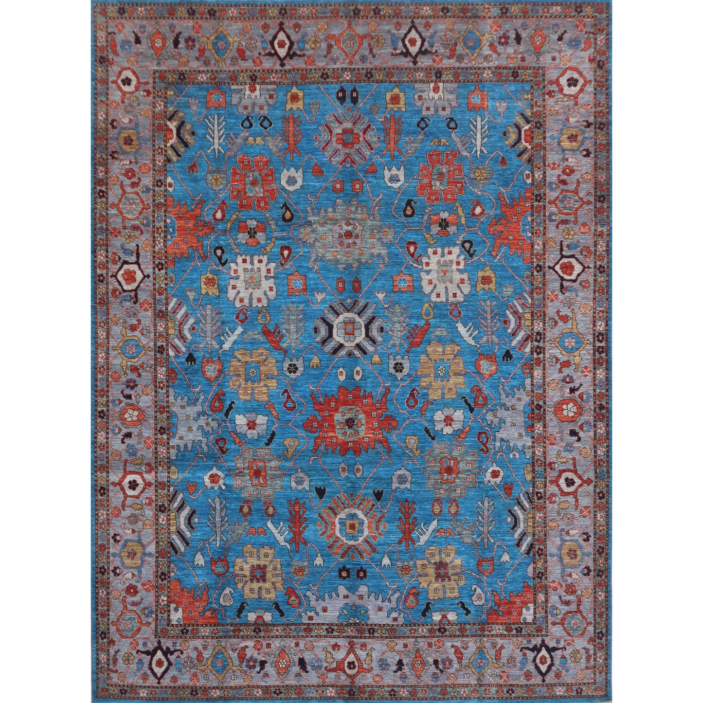 ARYANA ARYAN BLUE / GREY 8'11" X 11'4"