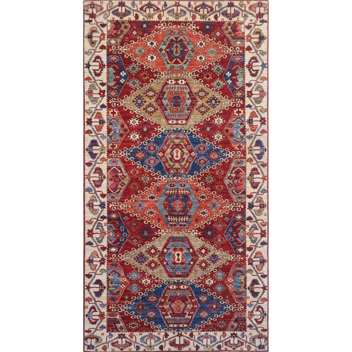 ARYANA ARYAN RUST / IVORY 6'1" X 11'5"