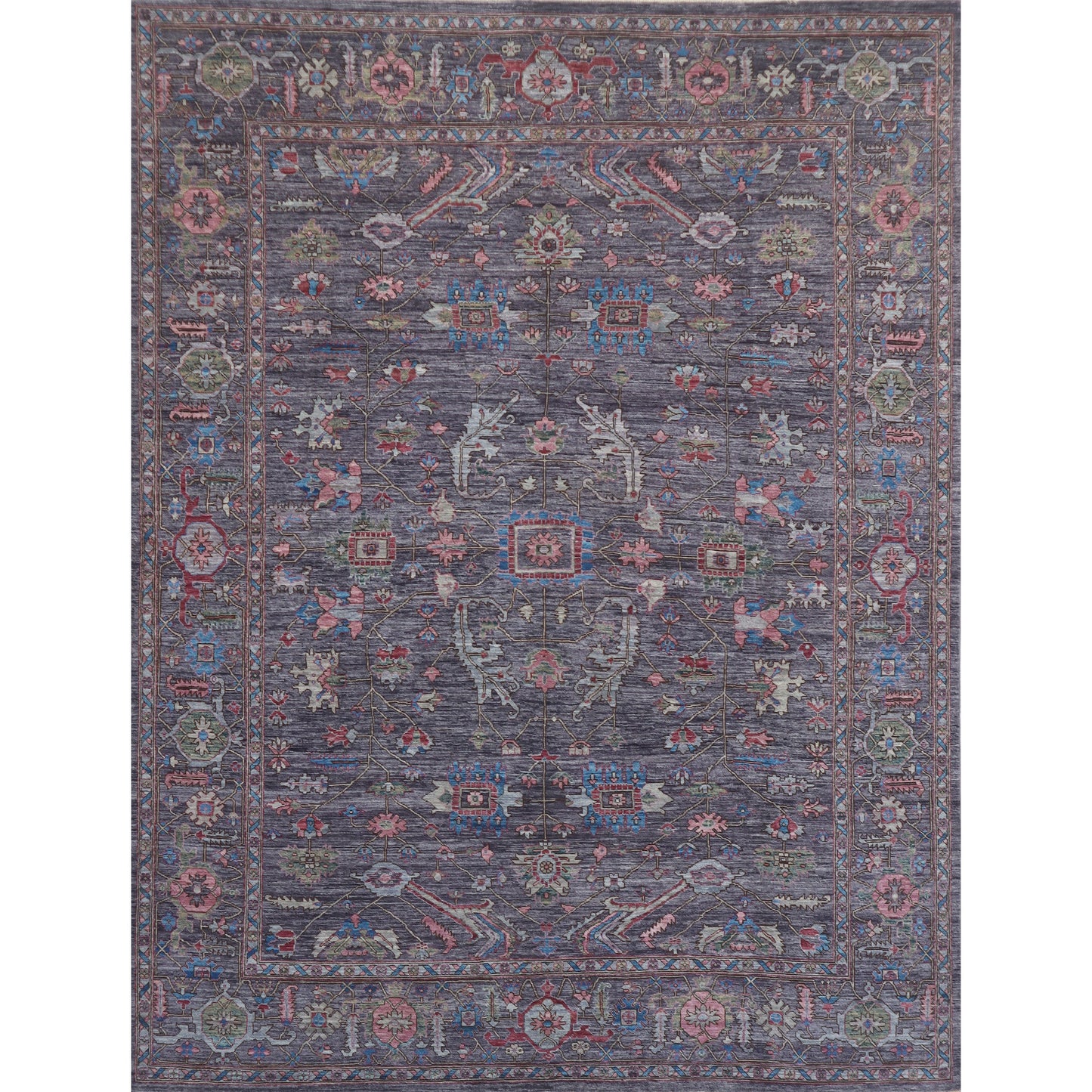 ARYANA ARYAN DARK GREY / GREEN 8' X 9'11"