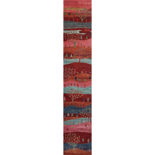 ARYANA GABEH RUST / RED 2'5" X 13'6"