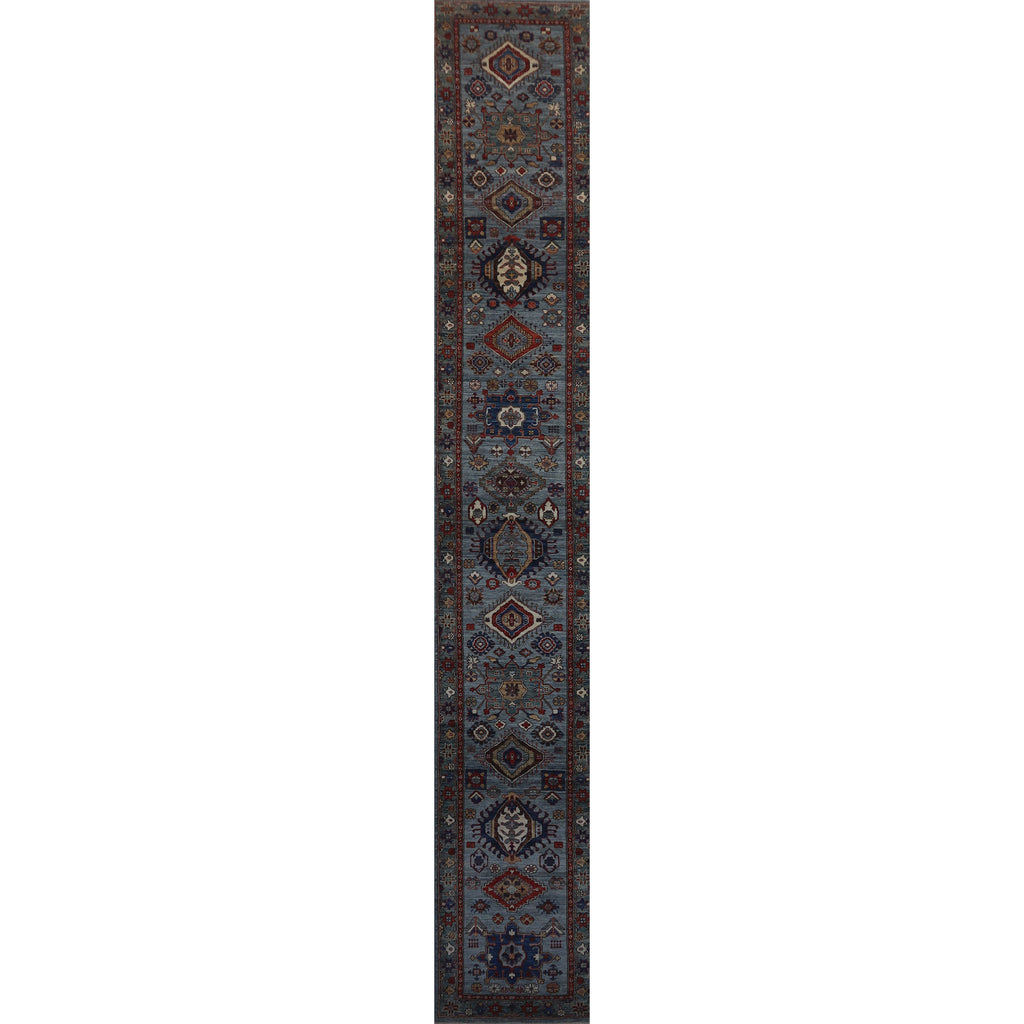 ARYANA ARYAN GREY / GREEN 2'8" X 17'10"