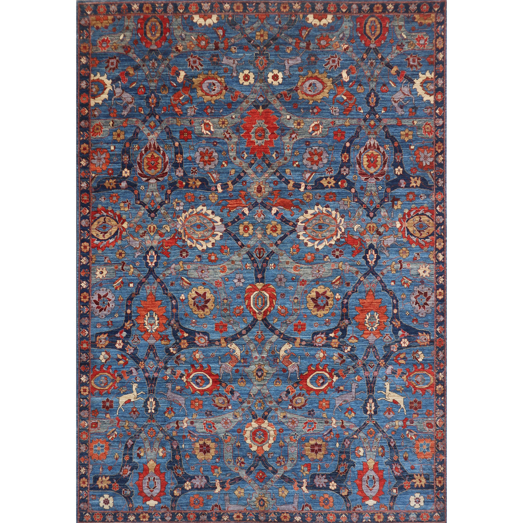 ARYANA ARYAN LIGHT BLUE / NAVY 9'1" X 11'11"