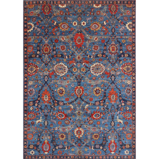 ARYANA ARYAN LIGHT BLUE / NAVY 9'1" X 11'11"