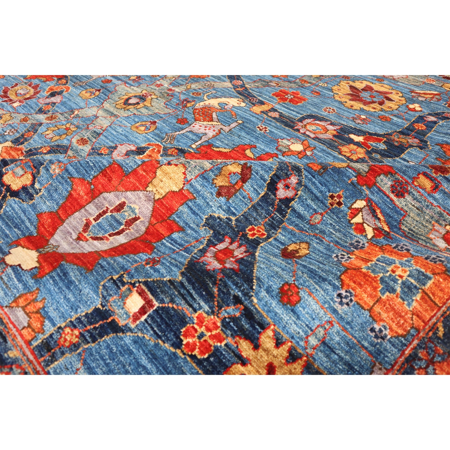 ARYANA ARYAN LIGHT BLUE / NAVY 9'1" X 11'11"