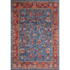 ARYANA ARYAN LIGHT BLUE / RUST 8'9" X 12'