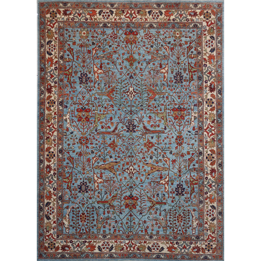 ARYANA ARYAN LIGHT BLUE / IVORY 9' X 11'8"