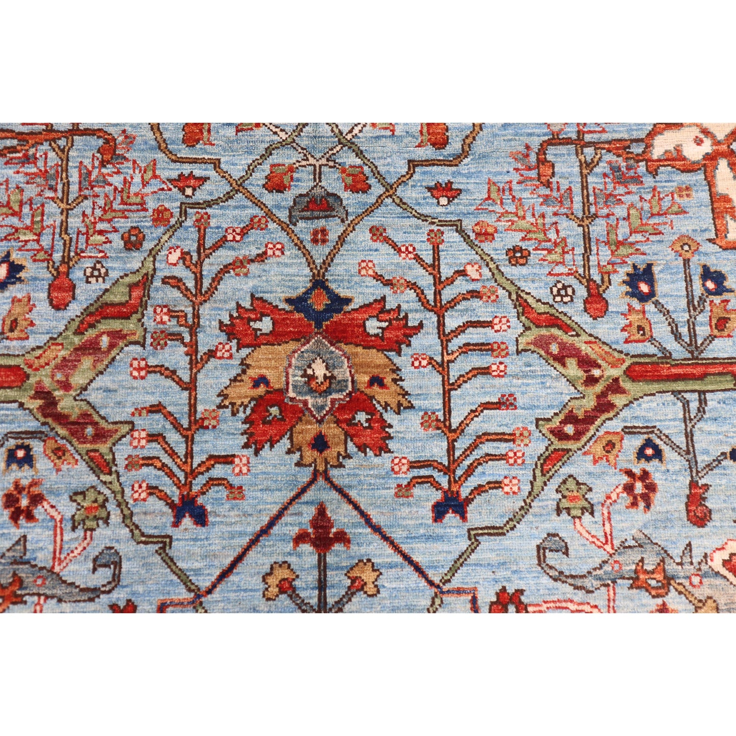 ARYANA ARYAN LIGHT BLUE / IVORY 9' X 11'8"