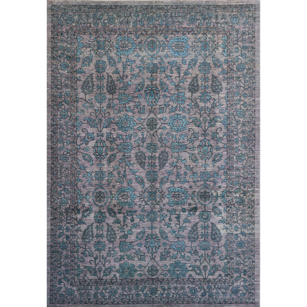 ARYANA ARYAN GREY / TURQUISE 9'3" X 12'5"