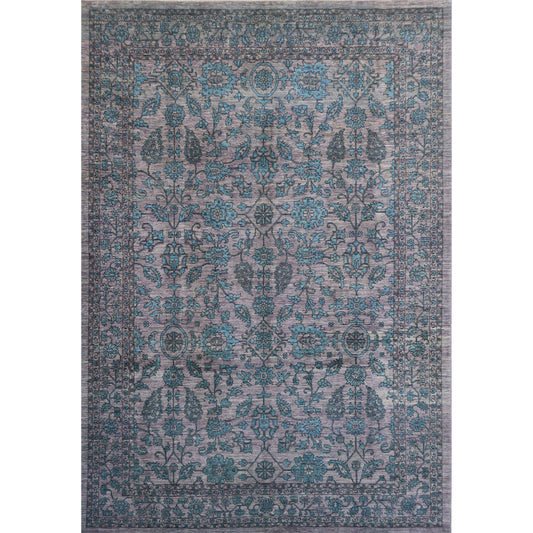 ARYANA ARYAN GREY / TURQUISE 9'3" X 12'5"