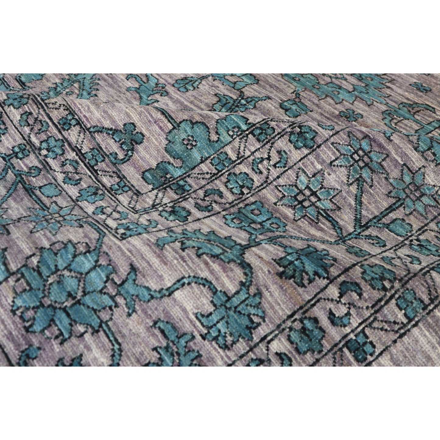 ARYANA ARYAN GREY / TURQUISE 9'3" X 12'5"