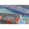 ARYANA ARYAN GREEN / LIGHT BLUE 2'8" X 13'6"