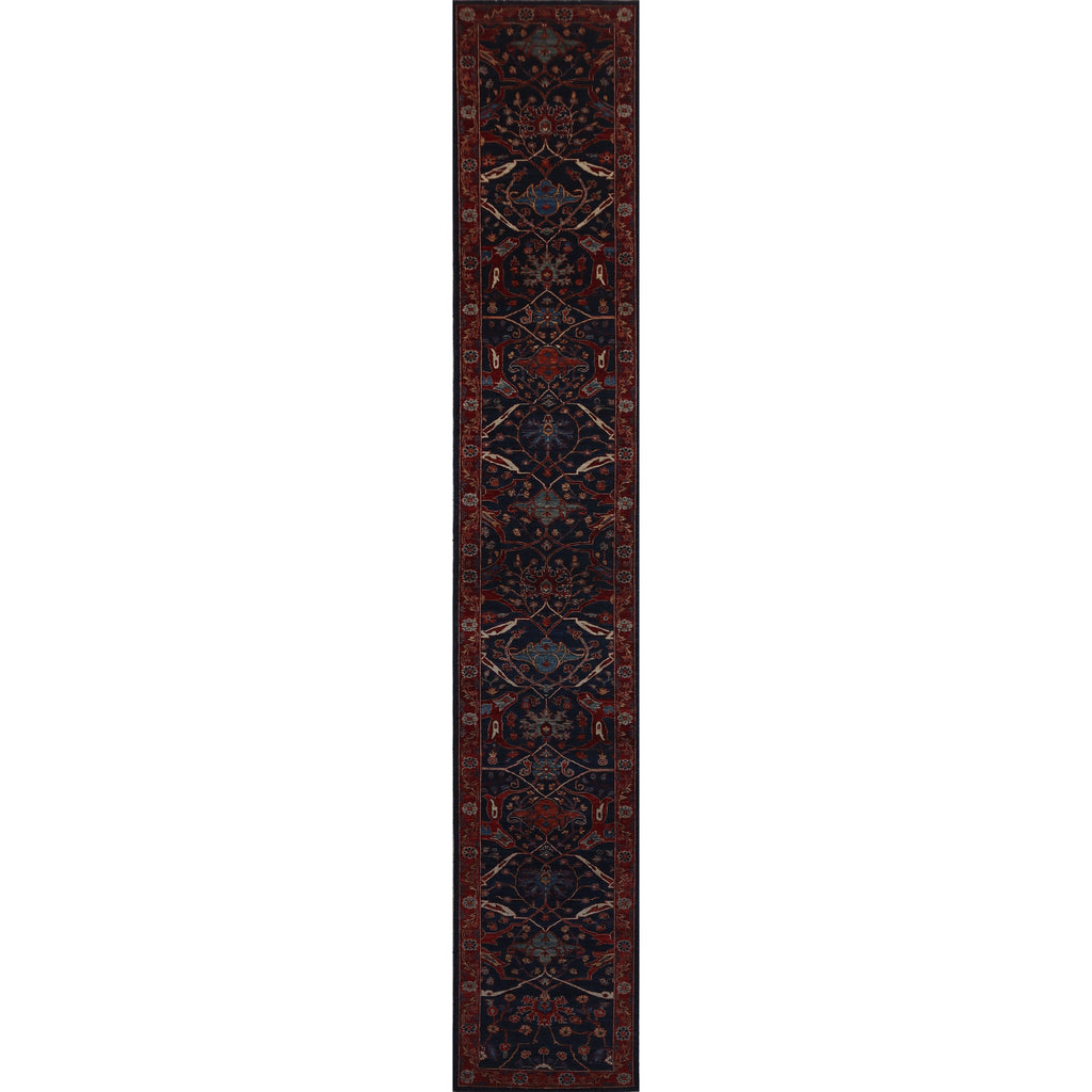 ARYANA ARYAN NAVY / RUST 2'7" X 15'10"