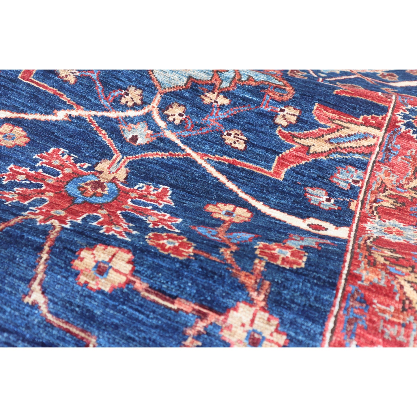 ARYANA ARYAN NAVY / RUST 2'7" X 15'10"