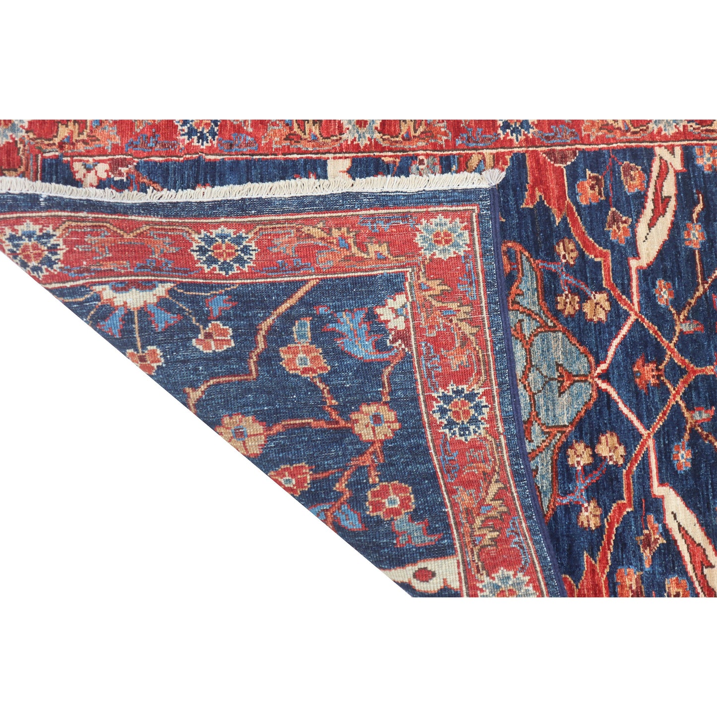 ARYANA ARYAN NAVY / RUST 2'7" X 15'10"
