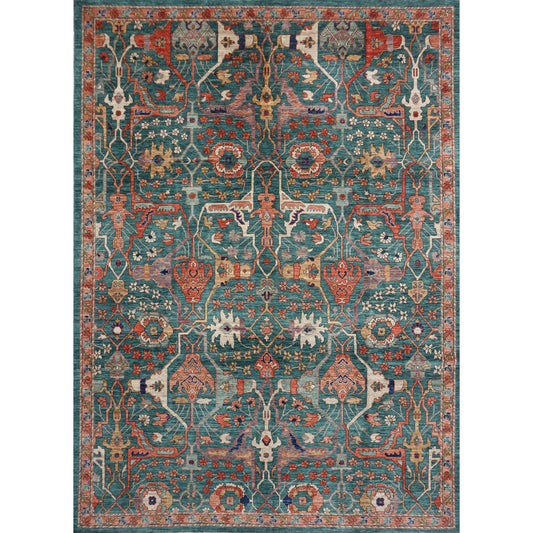 ARYANA ARYAN GREEN / ORANGE 9'2" X 11'9"
